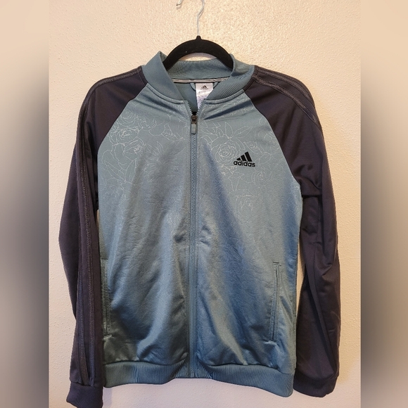 adidas Jackets & Blazers - Adidas Jacket Floral Full Zip Womans Track Size Medium